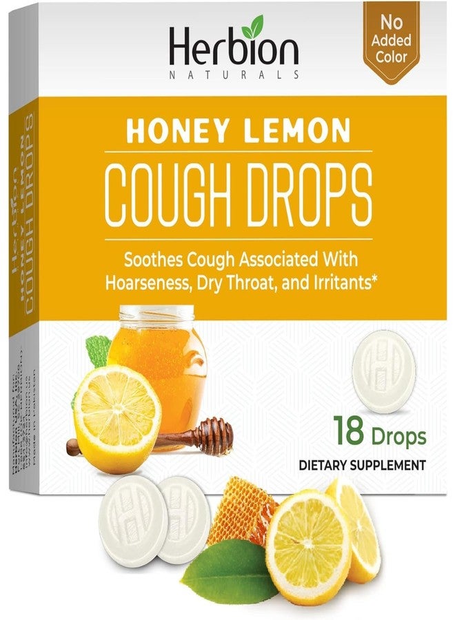 HERBION Naturals Cough Drops, Dietary Supplement, Soothes Cough, for Adults and Children Over 6 Years, No Artificial Flavor, No Added Color, 108 Count, Honey Lemon, Pack of 6 - Image 2